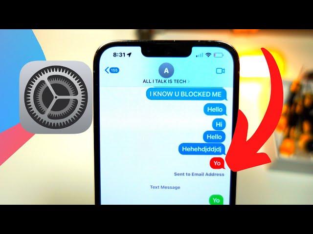 Message Someone Who Blocked You iMessage Bypass