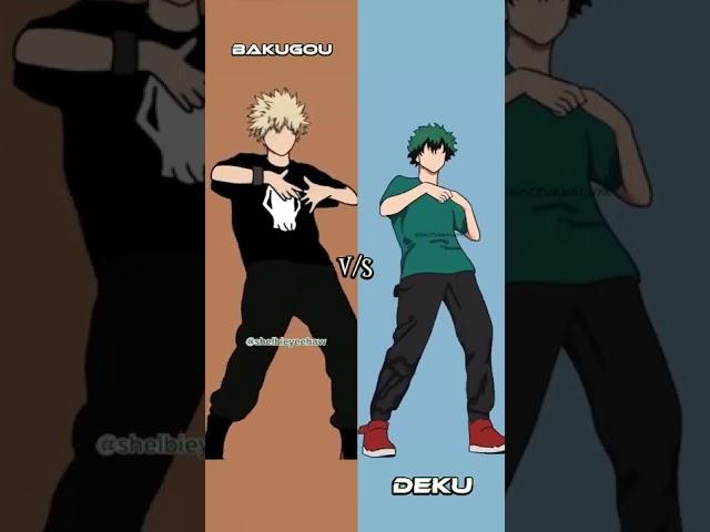 Bakugou Vs Deku tiktok dance| MHA tiktok | #anime#shorts#tiktok