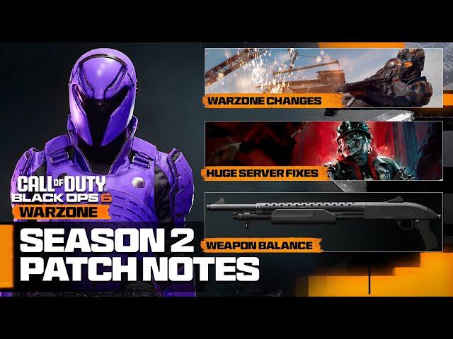 EARLY Black Ops 6 Season 2 Content Update Patch Notes! (Multiplayer, Zombies, & Warzone)