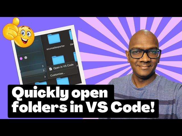 macOS tip to add Open in Visual Studio Code Quick Action