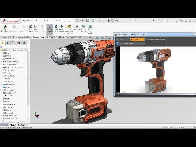 Solidworks tutorial PhotoView 360