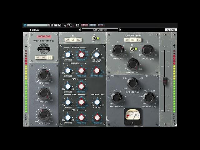 United Plugins UniChannel | 3種類のプリアンプ、EQ、コンプレッサー