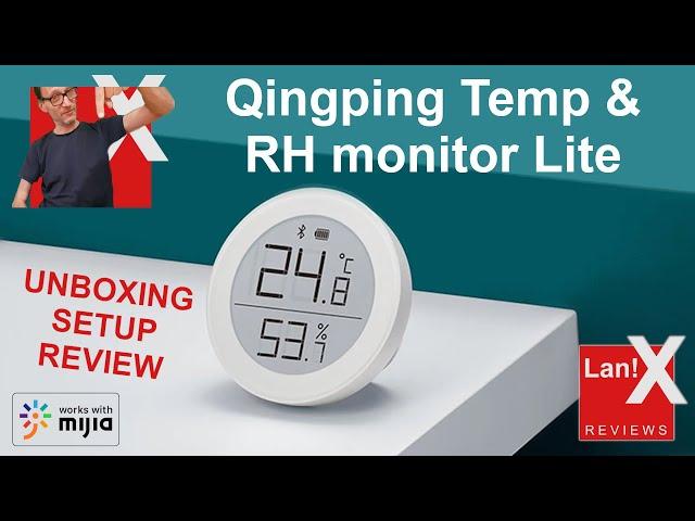 Xiaomi Qingping Temp and RH Monitor Lite (Unbox/Install/Demo)