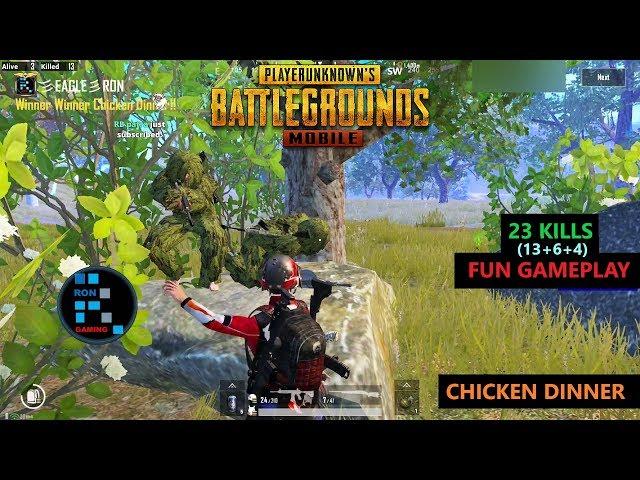 [Hindi] PUBG MOBILE | "23 KILLS" FUN GAME PLAY & AMAZING CHICKEN DINNER