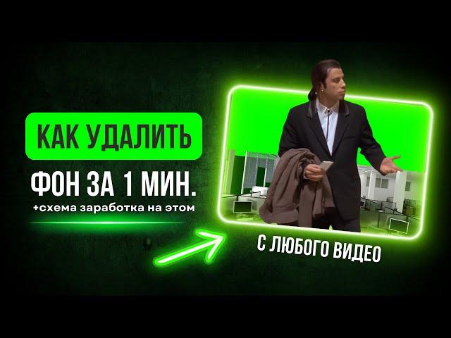 Нейросеть для удаления фона с видео. Как удалить фон на видео и заработать?