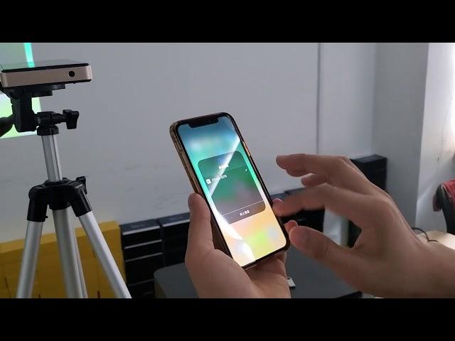 Vivicine P09 projector connect iphone X (IOS)