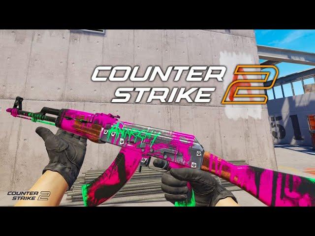 AK-47 Neon Revolution CS2 Skin | 4K60FPS Showcase & Review