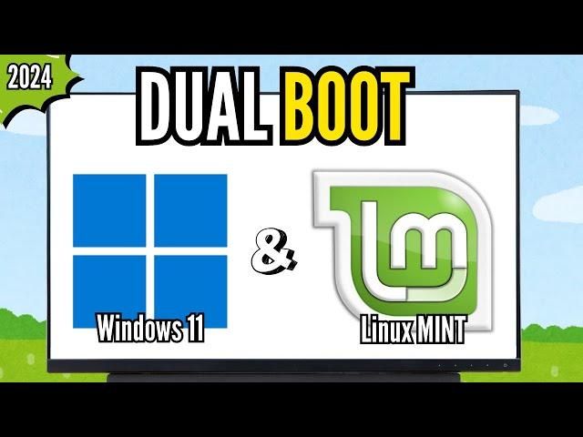 How to DUAL BOOT Windows 11/10 with Linux MINT 22 - Step by Step