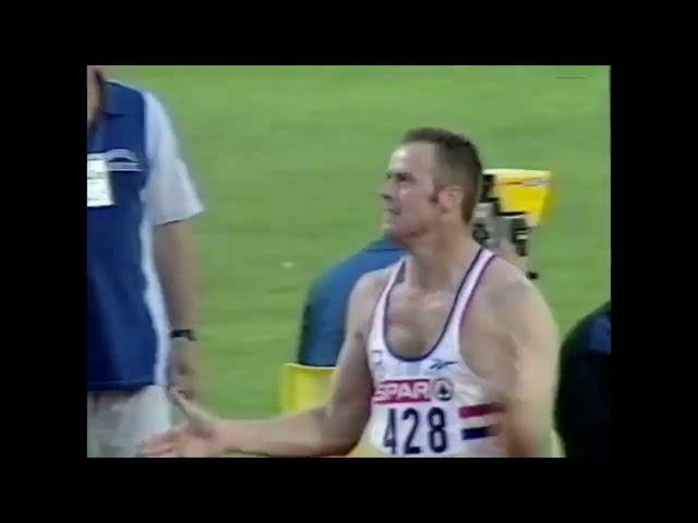 8378 European Track and Field 1998 Javelin Men Mick Hill