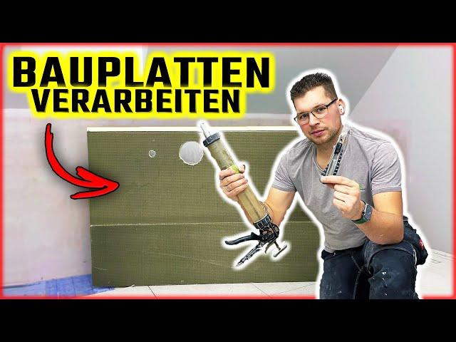 BAUPLATTEN VERARBEITEN - Besser als Trockenbau?! | Home Build Solution