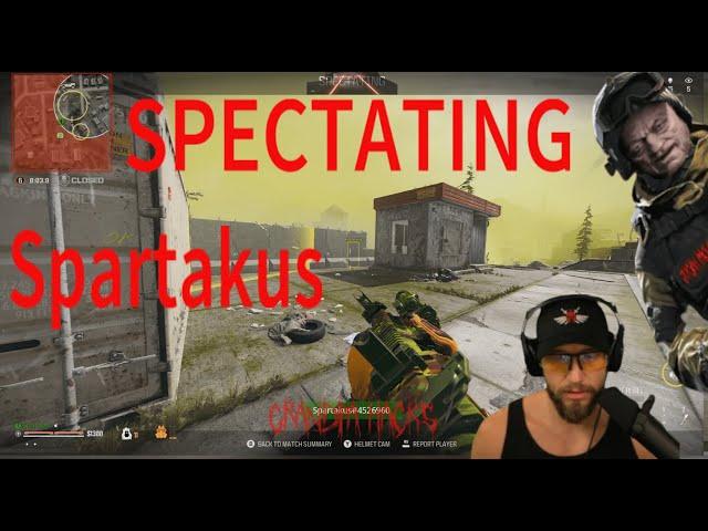 Spectating Spartakus with WALL HACKS Warzone 3 (My POV)