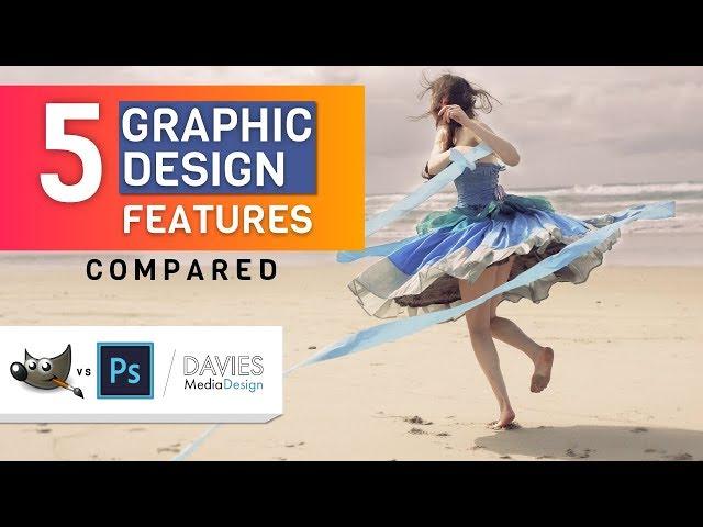 Photoshop vs GIMP: 5 Graphic Design Features Compared