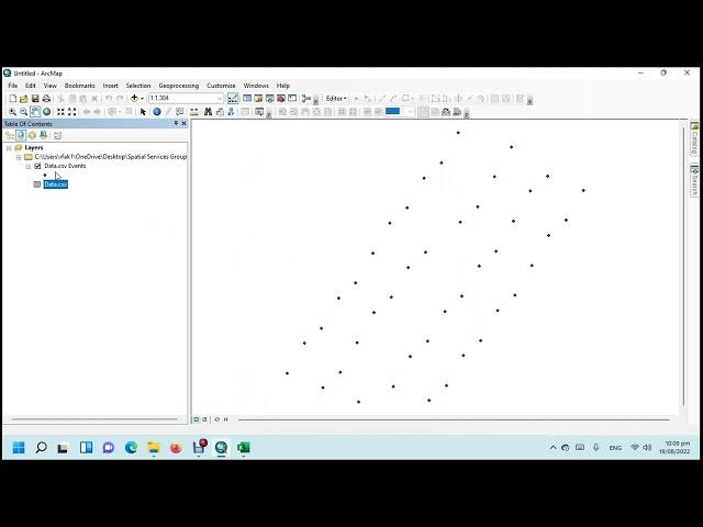 How to convert excel to shapefile in ArcGIS