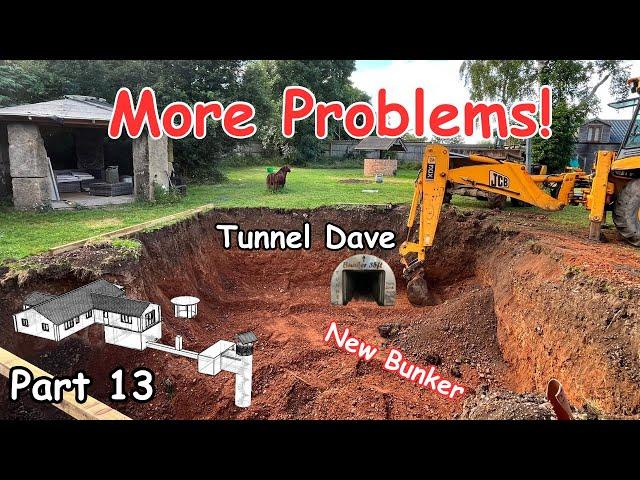 Digging New underground bunker with Jcb 3cx great escape Tunnel Dave