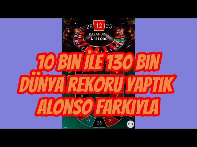 RULET | 10 BİN İLE 130 BİN NAMIMIZ YETER FARKI KOYDUK ! #rulet #casino