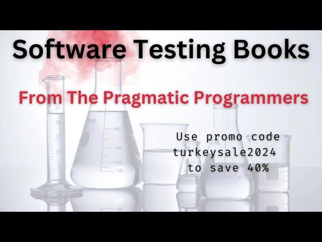 Software Testing Books, Black Friday 2024