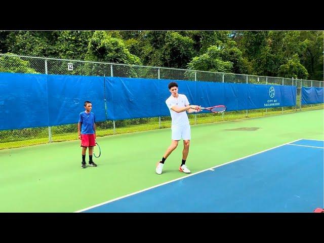 Forehand Magic With Coach Vincent Simone In Tallahassee, Florida