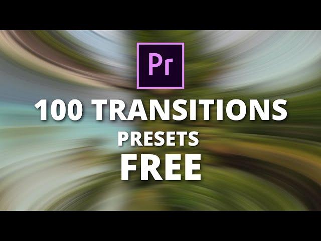 100 FREE Transition Pack for Adobe Premiere Pro | MarioTech