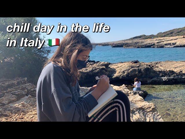 chill day in the life in italy & social media detox | italy diaries