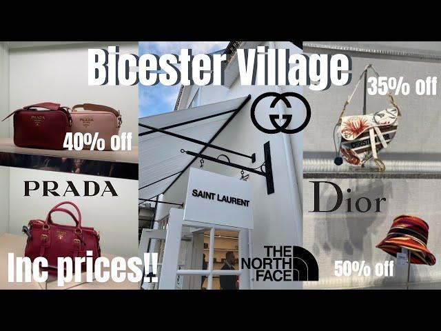 BICESTER VILLAGE: Designer Outlet Prices and New in Prada, Gucci, Dior, YSL | Becca and Soph