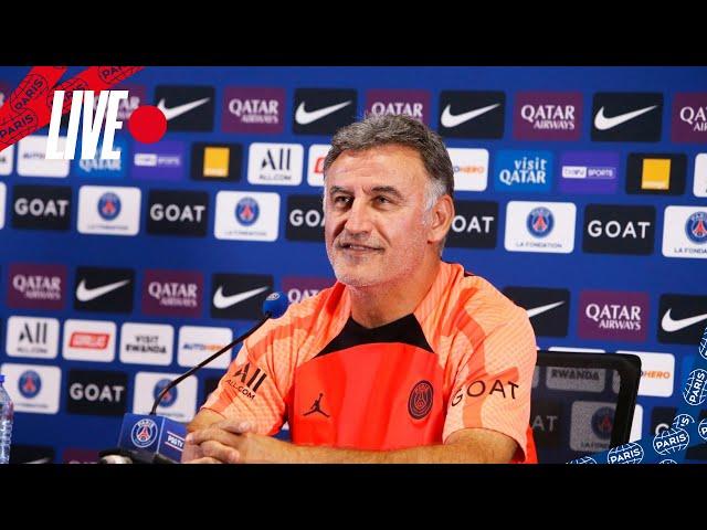  Christophe Galtier press conference pre Stade rennais FC - Paris Saint-Germain 