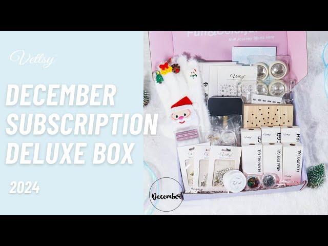 Vettsy Monthly Subscription Deluxe Box-December 2024 Unboxing & Tutorial