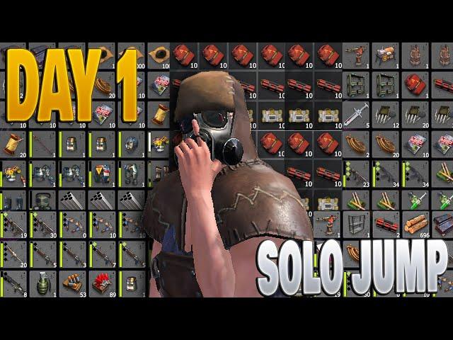 SOLO JUMP DAY 1 PROGRESS PART 1  LAST ISLAND OF SURVIVAL