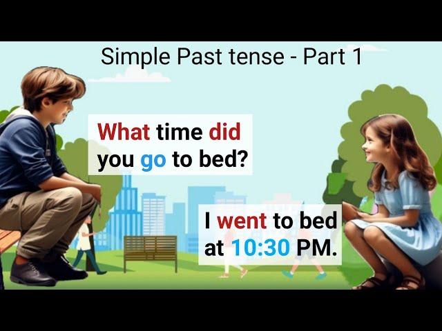 English Conversation Practice | Simple Past Tense | Part - 1 | English Speaking practice