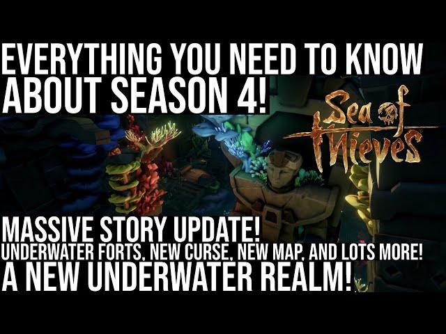 EVERYTHING YOU NEED TO KNOW ABOUT SEASON 4! | New Underwater Forts, Massive Story, Curses, And More!