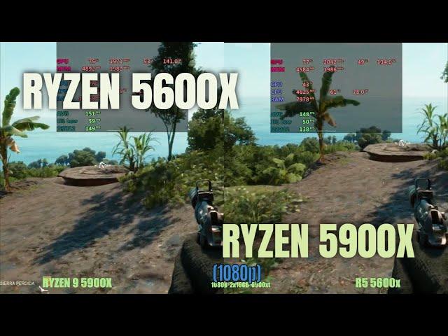 Ryzen 5600x vs Ryzen 5900x