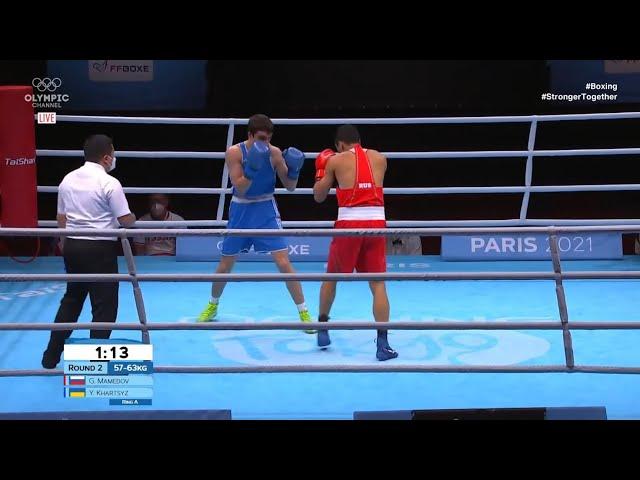 Gabil Mamedov (RUS) vs. Yaroslav Khartsyz (UKR) European Olympic Qualifiers 2021 QF’s (63kg)