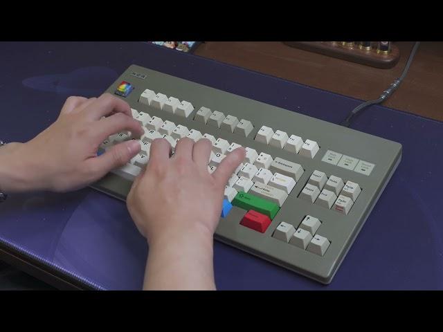 NCR80 with Agile Moon Switches Typing Sounds