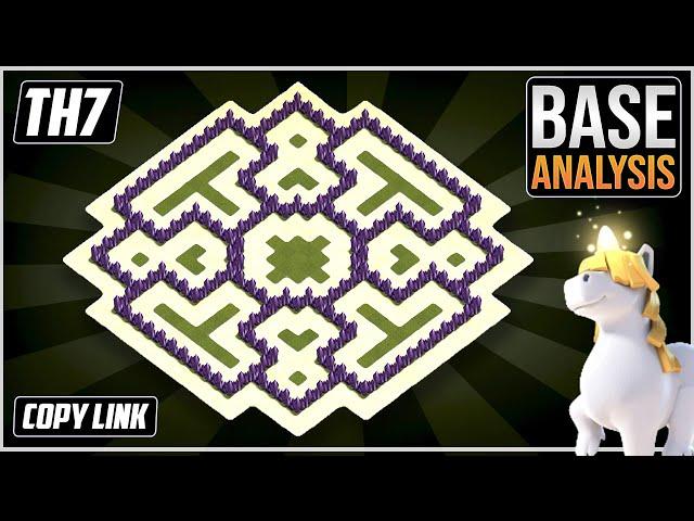 ULTIMATE BEST TH7 HYBRID/TROPHY Base 2021!! | Town Hall 7 (TH7) Hybrid Base Design - Clash of Clans