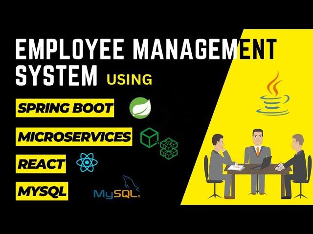 Employee Management System Project using React JS + Spring Boot + MySQL | Spring Boot Microservices