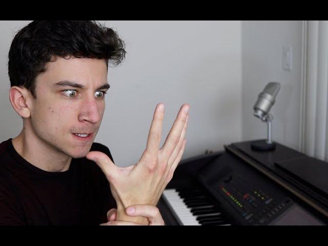 When you try to play piano but your hand stops working