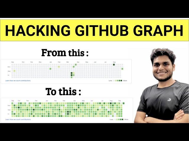 Hack Github Contribution Graph in 20 seconds 