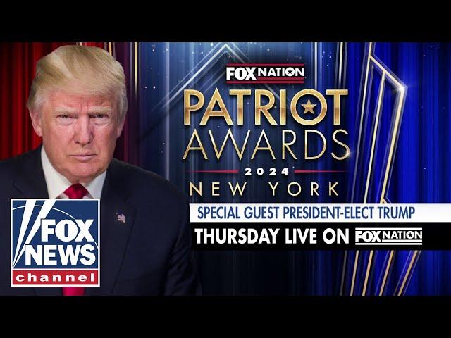 President-elect Donald Trump to attend FOX Nation's sixth annual Patriot Awards