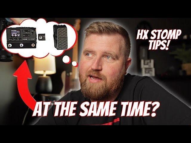 HX Stomp Tips: Use EXPRESSION and FOOT SWITCH at the same time!