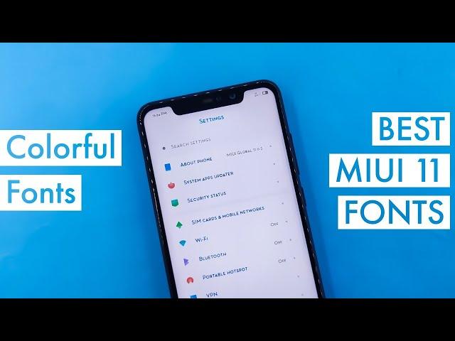 Miui 11 | Best 5 Fonts For February 2020 | Most Awaited Miui 11 Fonts