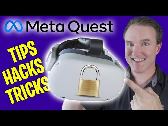 THE BEST Meta Quest 2 HACKS, TIPS & TRICKS!