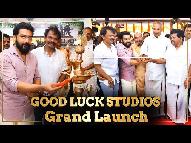 Suriya 42 Look-ல் Director Hari-காக வந்த Suriya | Good Luck Studios Grand Launch