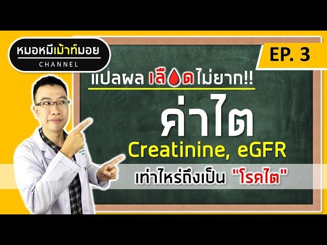 แปลผลค่าไตในเลือด เท่าไหร่ถึงเป็นโรคไต ไตวาย ไตเสื่อม | แปลผลเลือดไม่ยาก EP.3