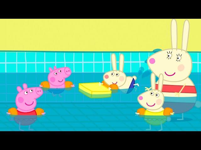 Peppa Pig And Family Go Swimming