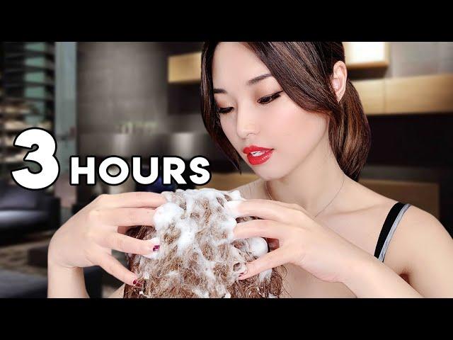 [ASMR] Sleep Recovery ~ 3 Hours of Relaxing Hair Washing