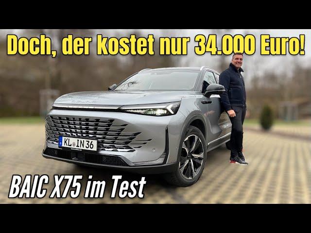 BAIC Beijing X75: Nur 33.995 Euro für ein Luxus-SUV im Format von Skoda Kodiaq und Co. | Test | 2024