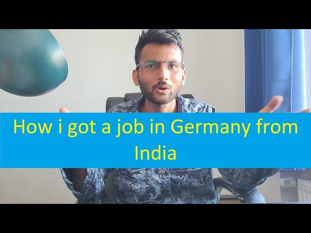 how i got a job in Germany  as a software engineer