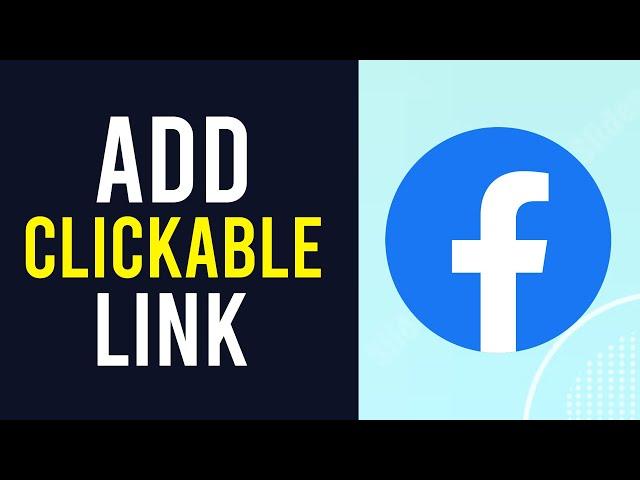 How To Add Clickable Website Link To Facebook Post