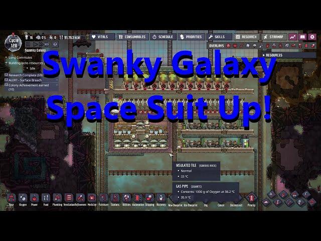 Oxygen Not Included Swanky Galaxy ep 8.  Atmo and Jet Suits