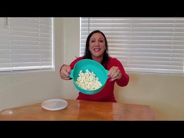 Microwave Popcorn Popper Instructions and Directions - Silicone Bowl