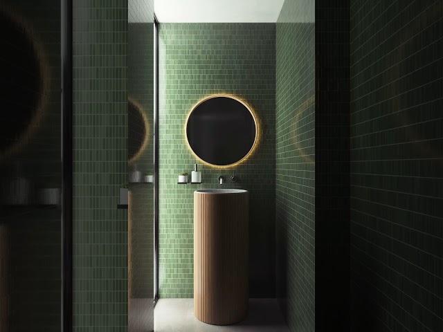 Interior 3D Animation - Emerald Bathroom | 3ds Max + Corona Renderer